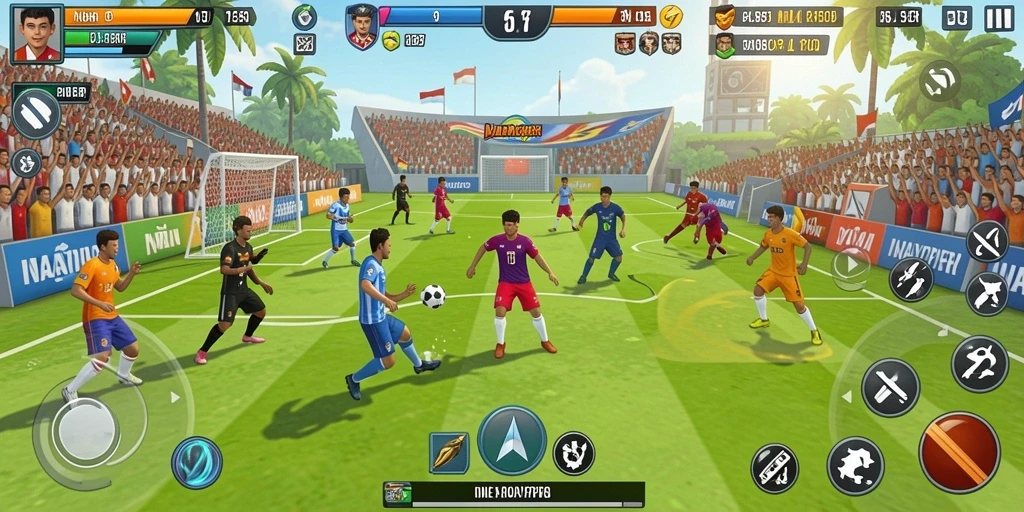 Screenshot menunjukkan fitur multiplayer saat pemain berkolaborasi.