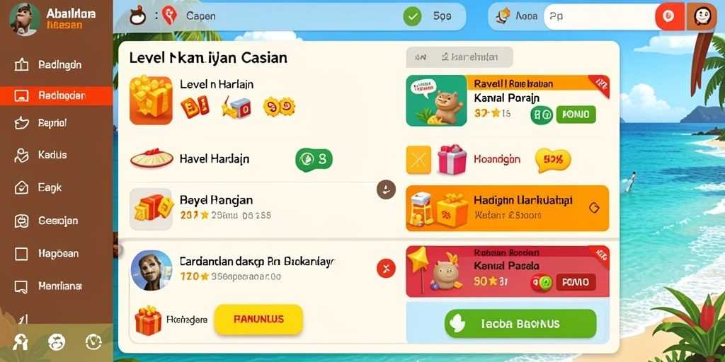 Pengalaman bermain yang seru dan interaktif.