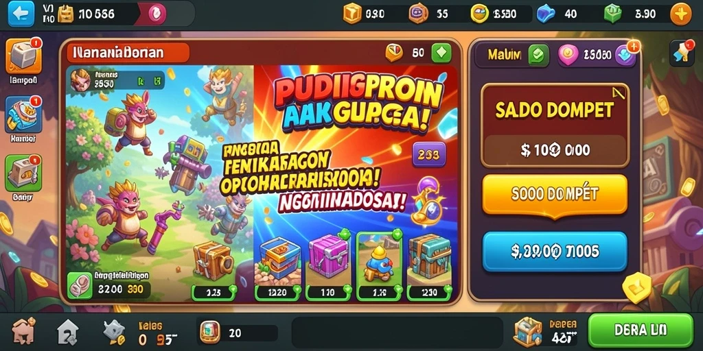 Pengalaman bermain yang menyenangkan dan interaktif.