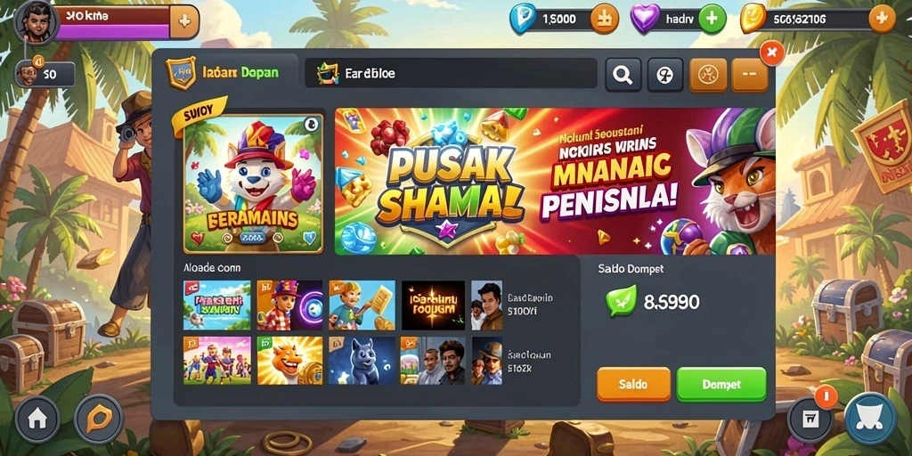 Fitur kompetitif dengan leaderboard yang menantang.