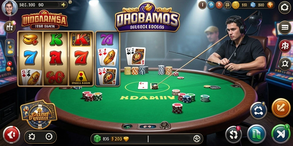 Tangkapan layar ketiga menampilkan mode multiplayer yang sedang berlangsung.